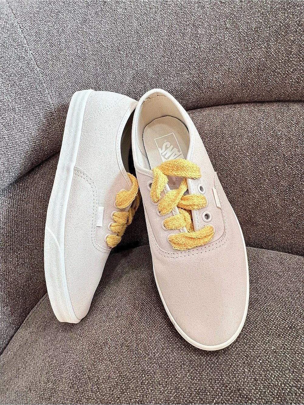 Vans Authentic low top Sneakers fat laces narrow size 8